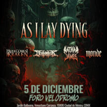 Flyer de As I Lay Dying