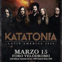Flyer de Katatonia