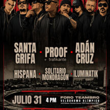 Flyer de Hip Hop Fest Presenta